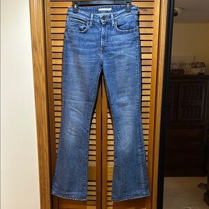 Levi’s High Rise Flare Jeans Size 27 x 32 Stretch